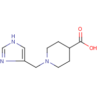 CAS: 914637-46-0 | OR6318 | 1-(1H-Imidazol-4-ylmethyl)piperidine-4-carboxylic acid