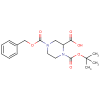 CAS: 149057-19-2 | OR6323 | Piperazine-2-carboxylic acid, N1-BOC N4-CBZ protected