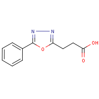CAS: 23464-98-4 | OR6325 | 3-(5-Phenyl-1,3,4-oxadiazol-2-yl)propanoic acid