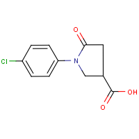 CAS: 39629-87-3 | OR6329 | 1-(4-Chlorophenyl)-5-oxopyrrolidine-3-carboxylic acid