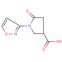CAS: 914637-56-2 | OR6339 | 1-Isoxazol-3-yl-5-oxopyrrolidine-3-carboxylic acid