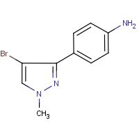 CAS:175276-41-2 | OR6359 | 3-(4-Aminophenyl)-4-bromo-1-methylpyrazole