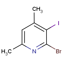 CAS: 104830-09-3 | OR6408 | 2-Bromo-3-iodo-4,6-dimethylpyridine