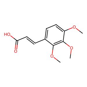 CAS:90-50-6 | OR6576 | 3,4,5-Trimethoxycinnamic acid