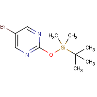 CAS: 121519-00-4 | OR6663 | 5-Bromo-2-{[(tert-butyl)dimethylsilyl]oxy}pyrimidine