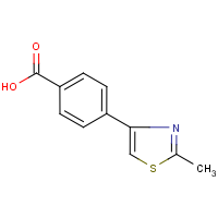 CAS: 294620-60-3 | OR6745 | 4-(2-Methyl-1,3-thiazol-4-yl)benzoic acid