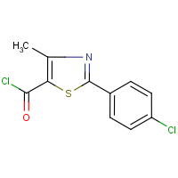 CAS: 54001-22-8 | OR6749 | 2-(4-Chlorophenyl)-4-methyl-1,3-thiazole-5-carbonyl chloride