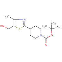 CAS: 857283-66-0 | OR6759 | 4-[5-(Hydroxymethyl)-4-methyl-1,3-thiazol-2-yl]piperidine, N1-BOC protected