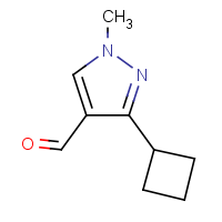 CAS:1824343-92-1 | OR70306 | 3-Cyclobutyl-1-methyl-1H-pyrazole-4-carbaldehyde