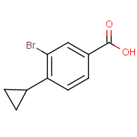 CAS: 1131622-50-8 | OR70320 | 3-Bromo-4-cyclopropylbenzoic acid