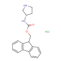 CAS: 1394822-91-3 | OR70333 | (S)-(9H-Fluoren-9-yl)methyl pyrrolidin-3-ylcarbamate hydrochloride