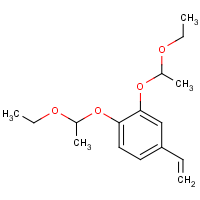 CAS:186768-92-3 | OR70335 | 4-Ethenyl-1,2-bis(1-ethoxyethoxy)benzene