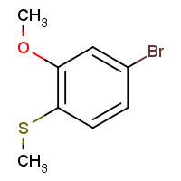 CAS: 144369-82-4 | OR71005 | 4-Bromo-2-methoxy-1-methylsulfanylbenzene