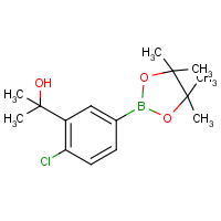 CAS: 885069-30-7 | OR71012 | 2-[2-Chloro-5-(4,4,5,5-tetramethyl-1,3,2-dioxaborolan-2-yl)phenyl]propan-2-ol