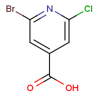 CAS:1060811-26-8 | OR71125 | 6-Chloro-2-bromo-isonicotinic acid