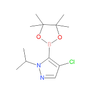 CAS:2750602-16-3 | OR72212 | 4-Chloro-1-isopropyl-5-(4,4,5,5-tetramethyl-1,3,2-dioxaborolan-2-yl)-1H-pyrazole