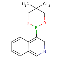 CAS: 844891-01-6 | OR7228 | Isoquinoline-4-boronic acid, 2,2-dimethylpropane-1,3-diol cyclic ester