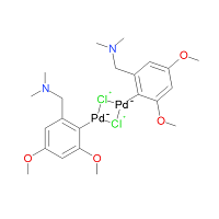 CAS:18987-71-8 | OR72302 | Di-?-chlorobis[2-[(dimethylamino)methyl]-4,6-dimethoxyphenyl-C,N]dipalladium(II)