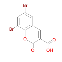 CAS:3855-87-6 | OR72408 | 6,8-Dibromo-2-oxo-2H-chromene-3-carboxylic acid