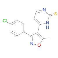 CAS:685542-51-2 | OR72480 | 4-[3-(4-Chlorophenyl)-5-methyl-4-isoxazolyl]-2-pyrimidinethiol, 90%