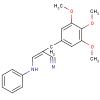CAS: 30078-48-9 | OR7250T | 3-(Phenylamino)-2-(3,4,5-trimethoxybenzyl)acrylonitrile