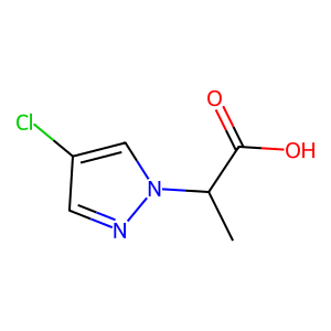CAS:51363-82-7 | OR72670 | 2-(4-Chloro-1H-pyrazol-1-yl)propanoic acid