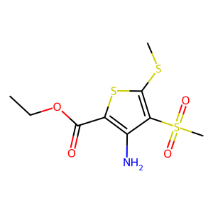 CAS: 519056-53-2 | OR72817 | Ethyl 3-amino-4-(methylsulfonyl)-5-(methylthio)thiophene-2-carboxylate