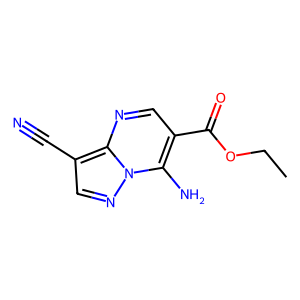CAS:64689-81-2 | OR72829 | Ethyl 7-amino-3-cyanopyrazolo[1,5-a]pyrimidine-6-carboxylate