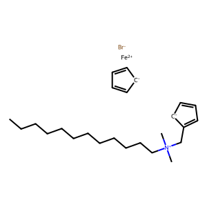 CAS:98778-40-6 | OR72850 | (Ferrocenylmethyl)dodecyldimethylammonium bromide