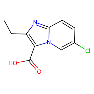 CAS:1216142-18-5 | OR72927 | 6-chloro-2-ethylimidazo[1,2-a]pyridine-3-carboxylic acid