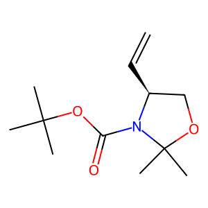 CAS: 133625-87-3 | OR72959 | tert-Butyl (S)-2,2-dimethyl-4-vinyloxazolidine-3-carboxylate