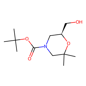 CAS: 1400589-80-1 | OR73021 | (S)-tert-Butyl 6-(hydroxymethyl)-2,2-dimethylmorpholine-4-carboxylate