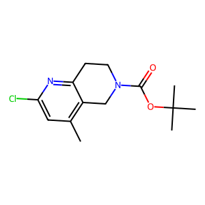 CAS: 1421254-01-4 | OR73170 | tert-Butyl 2-chloro-4-methyl-7,8-dihydro-1,6-naphthyridine-6(5H)-carboxylate