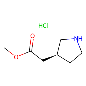 CAS: 1024038-33-2 | OR73282 | (S)-Methyl 2-(pyrrolidin-3-yl)acetate hydrochloride