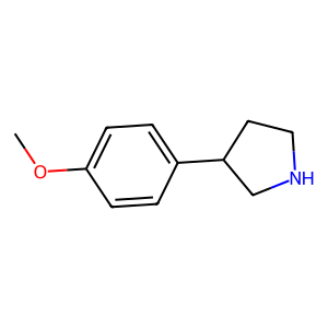 CAS: 91246-26-3 | OR73493 | 3-(4-Methoxyphenyl)pyrrolidine
