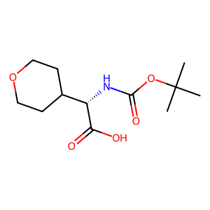 CAS: 711017-85-5 | OR73687 | (S)-2-(tert-Butoxycarbonylamino)-2-(tetrahydro-2H-pyran-4-yl)acetic acid
