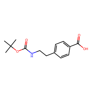 CAS: 132690-91-6 | OR73689 | 4-(2-((tert-Butoxycarbonyl)amino)ethyl)benzoic acid