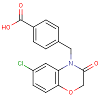 CAS: 874605-63-7 | OR7372 | 4-[(6-Chloro-2,3-dihydro-3-oxo-4H-1,4-benzoxazin-4-yl)methyl]benzoic acid
