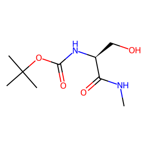CAS: 90703-08-5 | OR73726 | tert-Butyl (S)-(3-hydroxy-1-(methylamino)-1-oxopropan-2-yl)carbamate