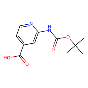 CAS: 365412-92-6 | OR73799 | 2-((tert-Butoxycarbonyl)amino)isonicotinic acid