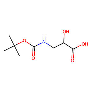 CAS: 218916-64-4 | OR74469 | 3-((tert-Butoxycarbonyl)amino)-2-hydroxypropanoic acid