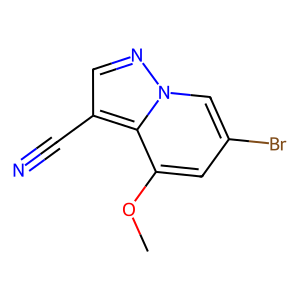 CAS: 1207836-10-9 | OR75574 | 6-Bromo-4-methoxypyrazolo[1,5-a]pyridine-3-carbonitrile