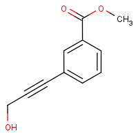 CAS: 121114-45-2 | OR7568 | Methyl 3-(3-hydroxyprop-1-yn-1-yl)benzoate