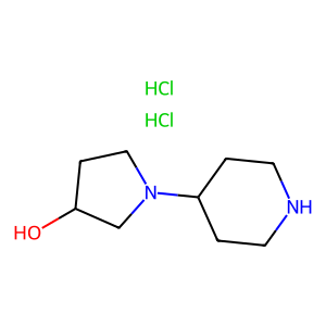 CAS: 1220019-95-3 | OR75849 | 1-(Piperidin-4-yl)pyrrolidin-3-ol dihydrochloride