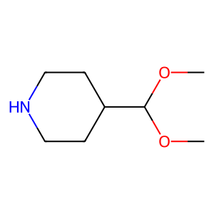 CAS: 188646-83-5 | OR75896 | 4-(Dimethoxymethyl)piperidine