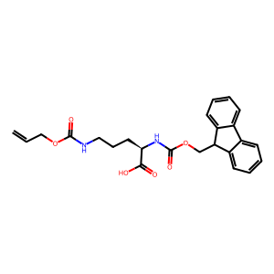 CAS: 214750-74-0 | OR75973 | (R)-2-((((9H-Fluoren-9-yl)methoxy)carbonyl)amino)-5-(((allyloxy)carbonyl)amino)pentanoic acid