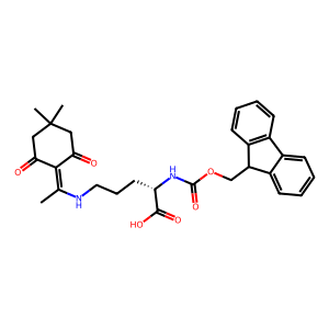 CAS: 269062-80-8 | OR75999 | (S)-2-((((9H-Fluoren-9-yl)methoxy)carbonyl)amino)-5-((1-(4,4-dimethyl-2,6-dioxocyclohexylidene)ethyl)amino)pentanoic acid