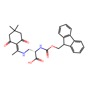 CAS: 247127-51-1 | OR76043 | (S)-2-((((9H-Fluoren-9-yl)methoxy)carbonyl)amino)-3-((1-(4,4-dimethyl-2,6-dioxocyclohexylidene)ethyl)amino)propanoic acid