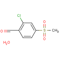 CAS: 1171826-50-8 | OR7624 | 2-Chloro-4-(methylsulphonyl)benzaldehyde hydrate