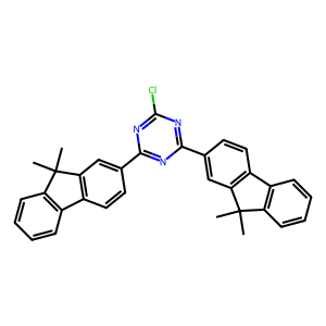 CAS: 1459162-69-6 | OR76305 | 2-chloro-4,6-bis(9,9-dimethyl-9H-fluoren-2yl)-1,3,5-Triazine